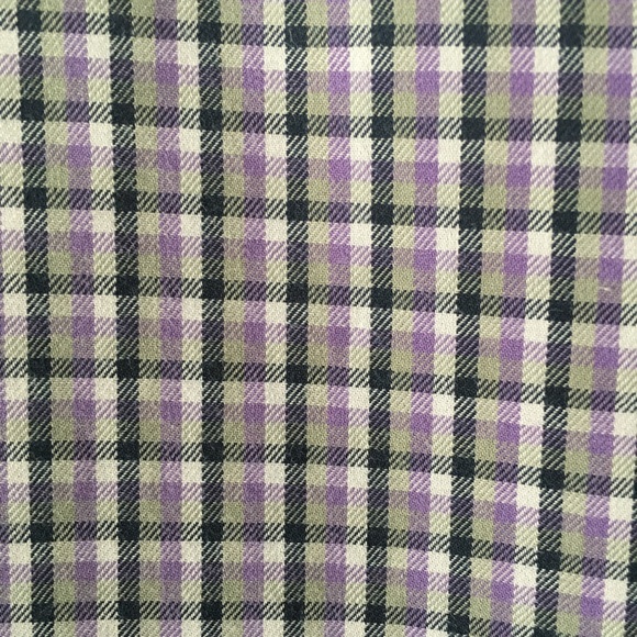 Saks Fifth Avenue Plaid Long Sleeve Button Up Shirt - Picture 3 of 7